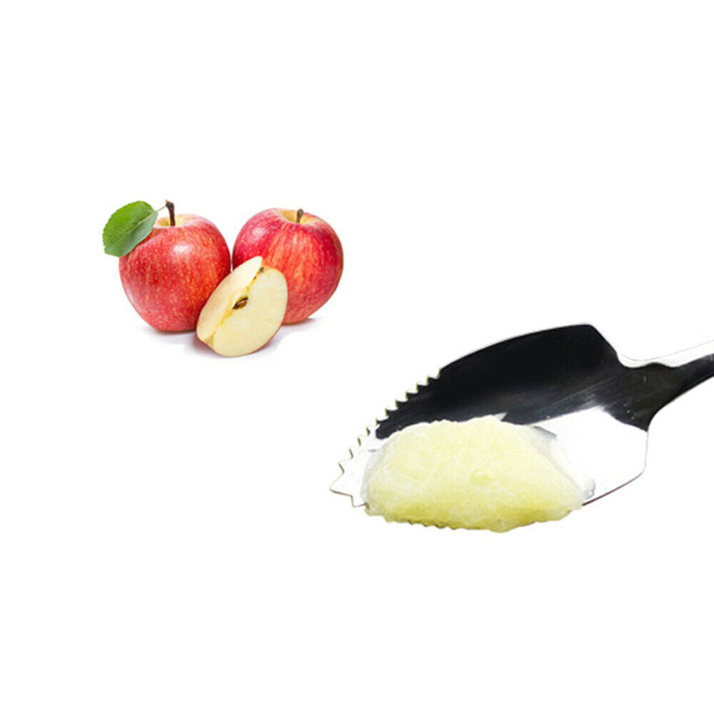 Mirror Polishing Saw-tooth Stainless Steel Fruit Grapefruit Seratted Spoon