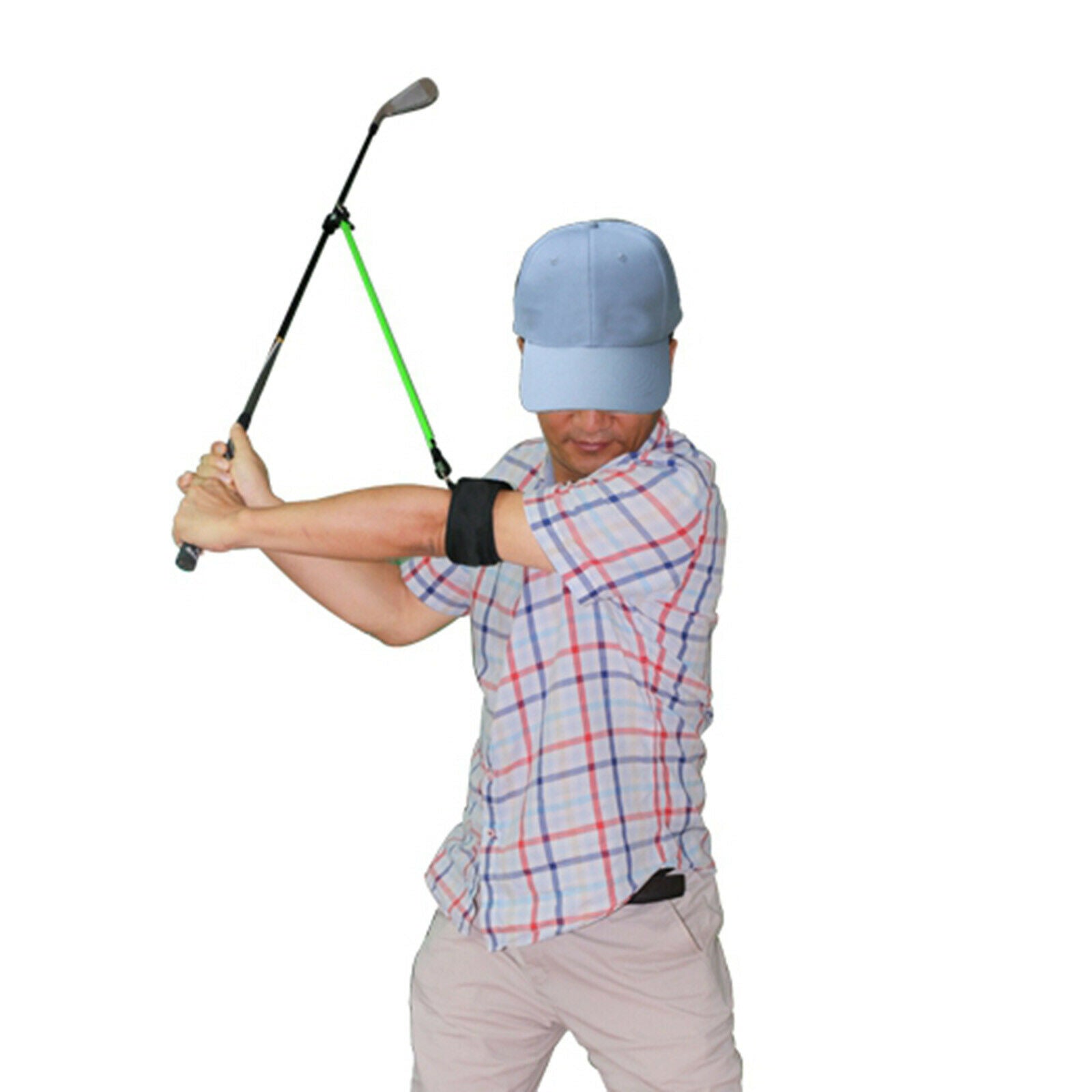 Golf Swing Trainer Indoor Outdoor Practice Swing Posture Training Aid Correcting