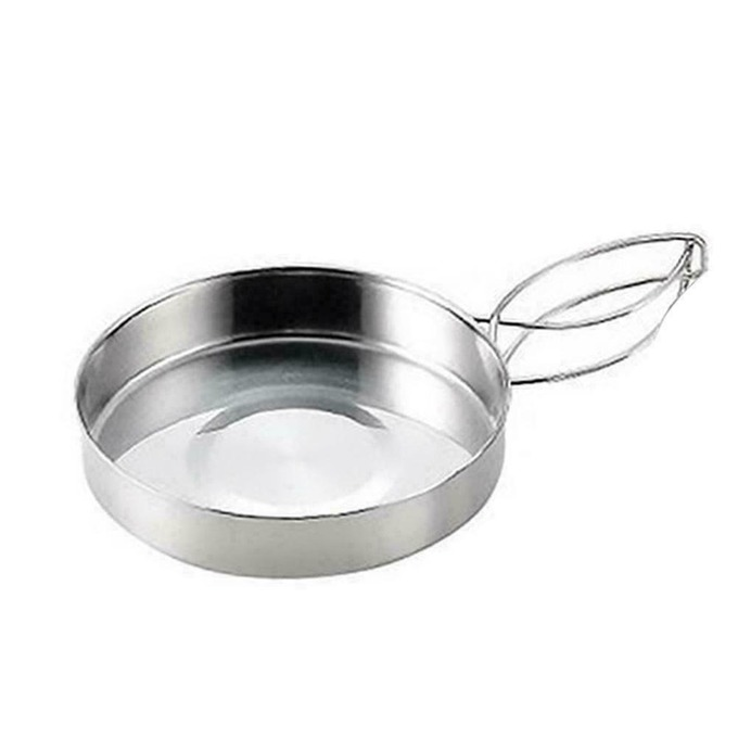 8 x Steel Camping Cookware Cooking Picnic Pan Outdoor Pot Set Y9I4