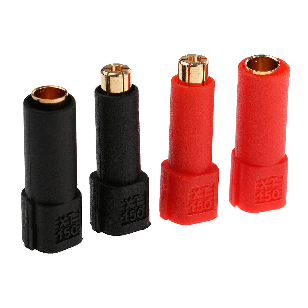 10 Pair XT150 Male Female Plug Banana Plugs Socket For Drone Battery Adapter
