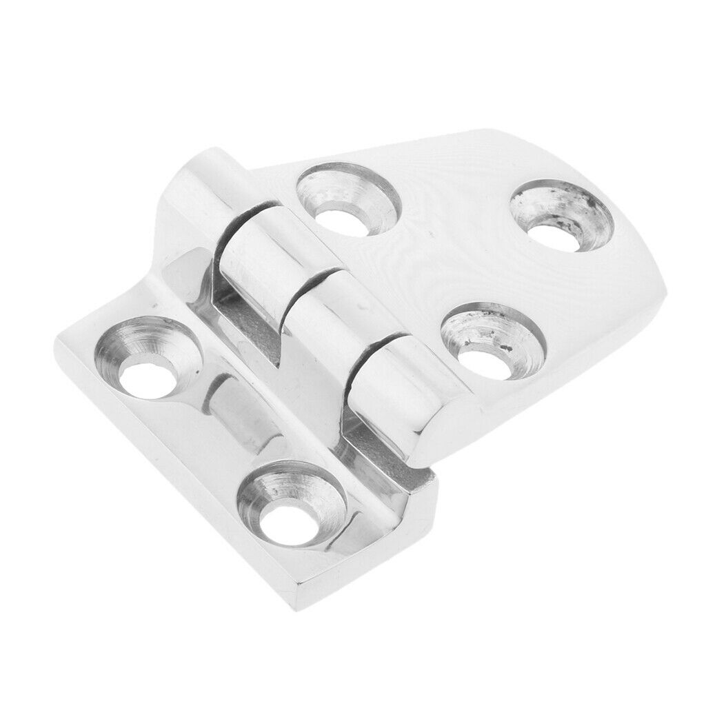 54 x 37mm Flush Hinges 316 Stainless Steel Polished for Boat Marine Door