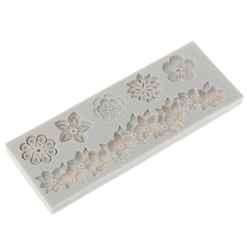 Flowers a variety of silicone mold Cake Chocolate Mold Cake Decorating Tool_DD