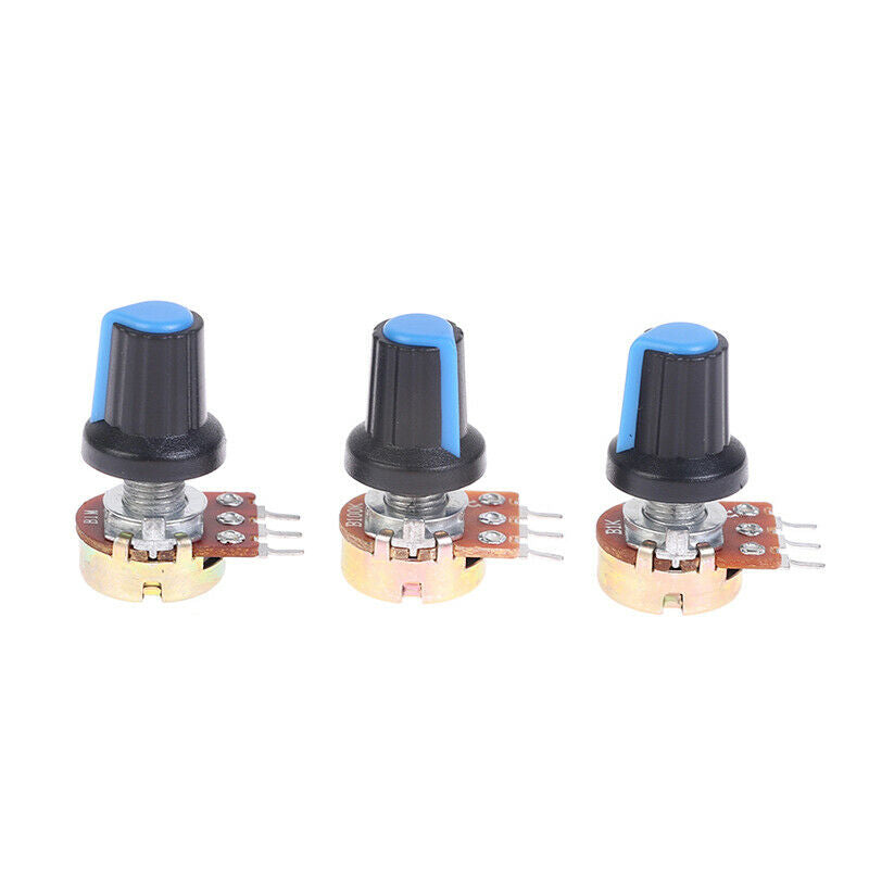 9Pcs/set 1K 2K 5K 10K 20K 50K 100K 500K 1M Ohm Linear Taper Rotary Potent.l8