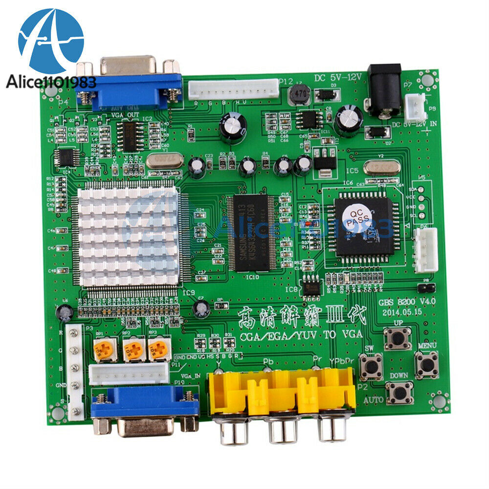2pcs Arcade Game RGB/CGA/EGA/YUV to VGA HD Video Converter Board Module