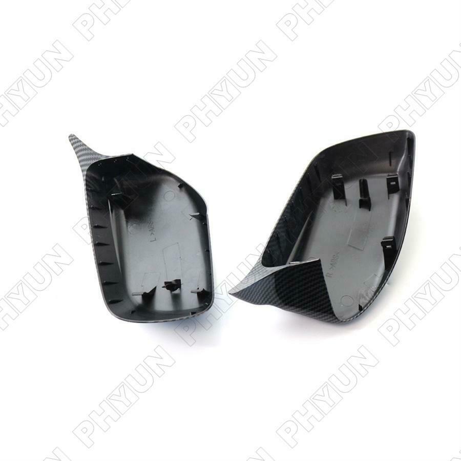 For 2004-2007 BMW 5 Series E60 E61 E63 E64 Side Mirror Cover Carbon Fiber Style