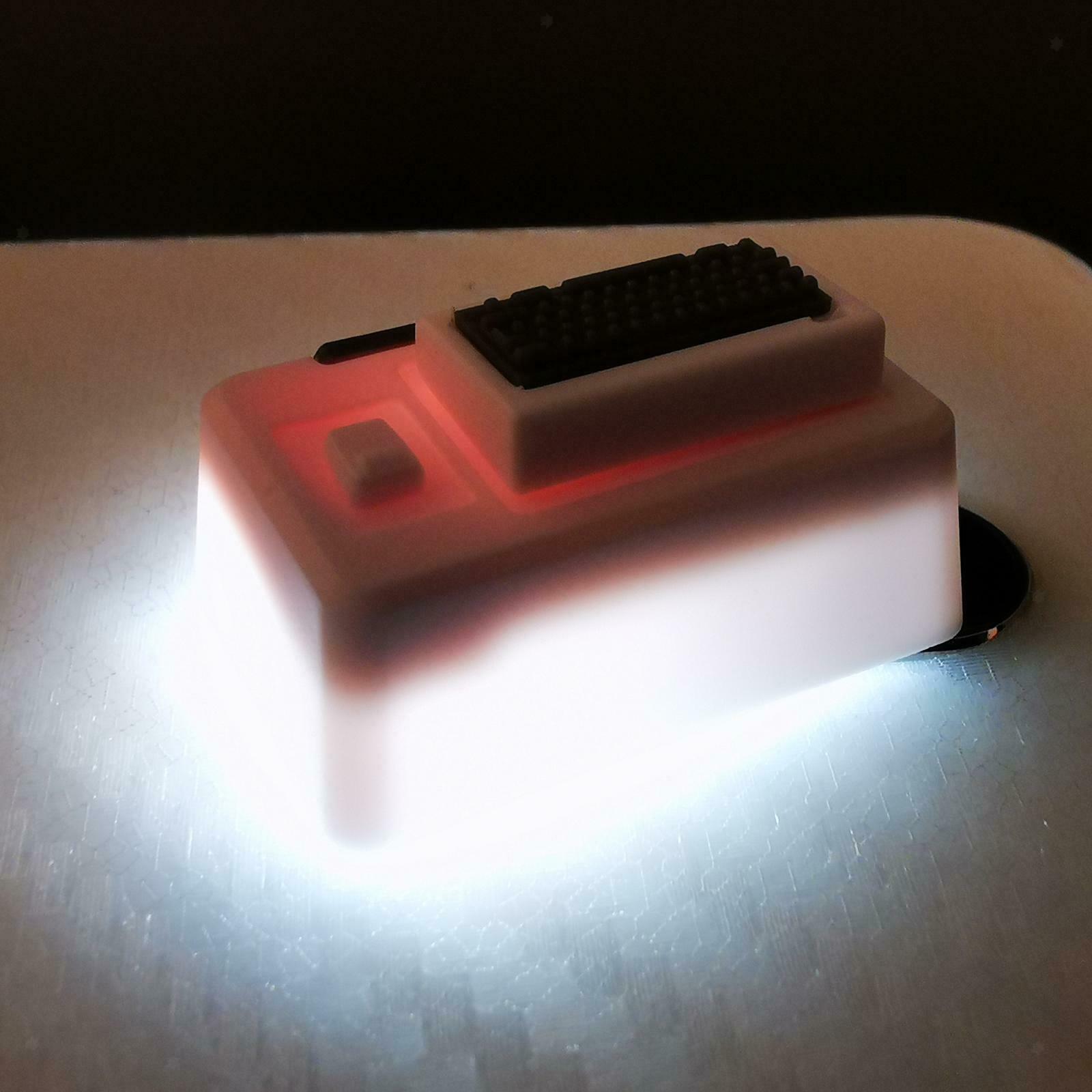 2x Classic Retro Computer Keycaps w/Magnetic Keyboard 5 Translucent Cards