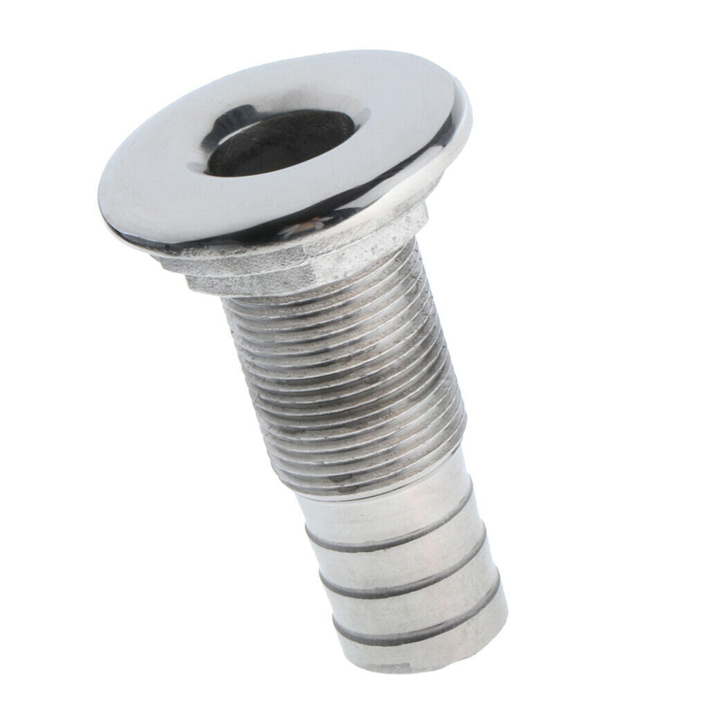 Stainless Steel Boat Thru Hull Fitting for Boat Yacht Hardware Parts 3/4"