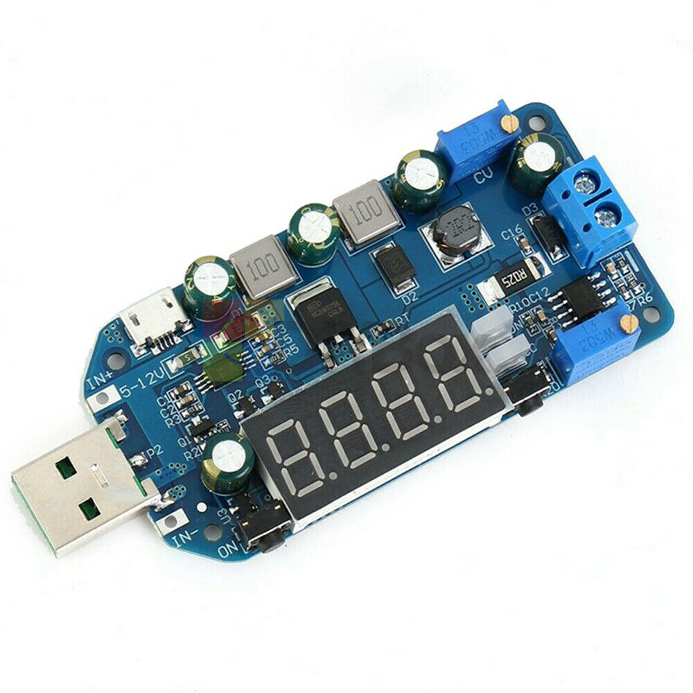 15W 2A 5V to 0.5-30V USB Buck Boost Converter Step Up/Down Power Supply Module