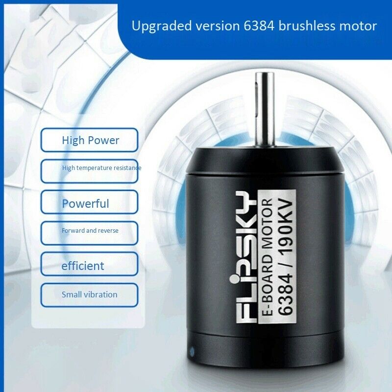 Flipsky BLDC Belt Motor Battle Hardened 6384 190KV 4000W for DIY Electric SkatW1