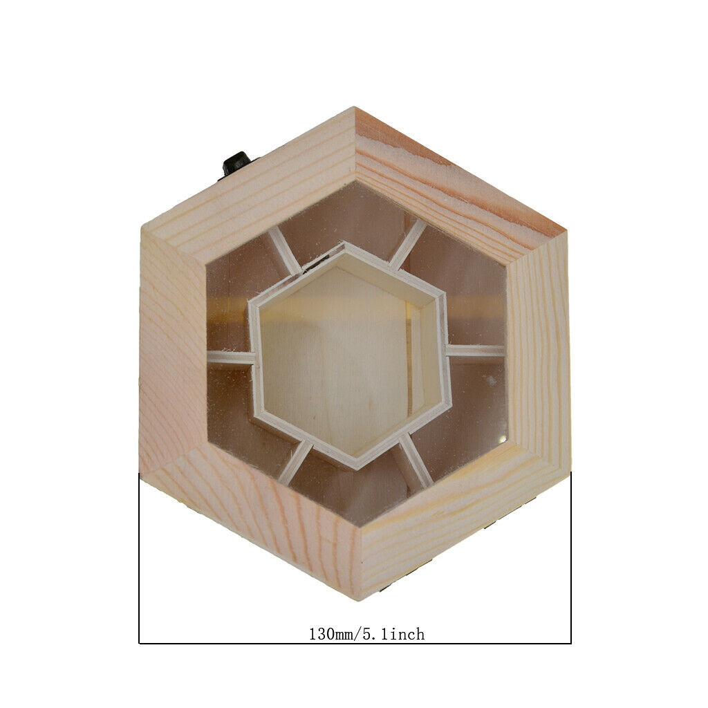 Wooden Jewelry Box, Jewelry Organizer and Storage- Unfinished Wood Craft Box â€“