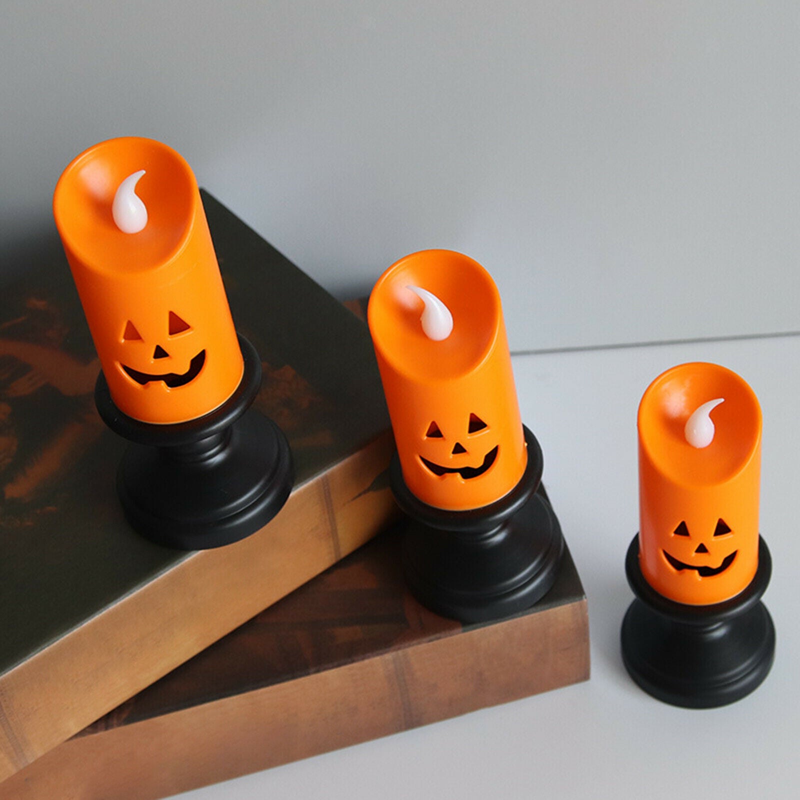 Halloween Party Ornaments LED Candle Flameless Light Props Home Decoration
