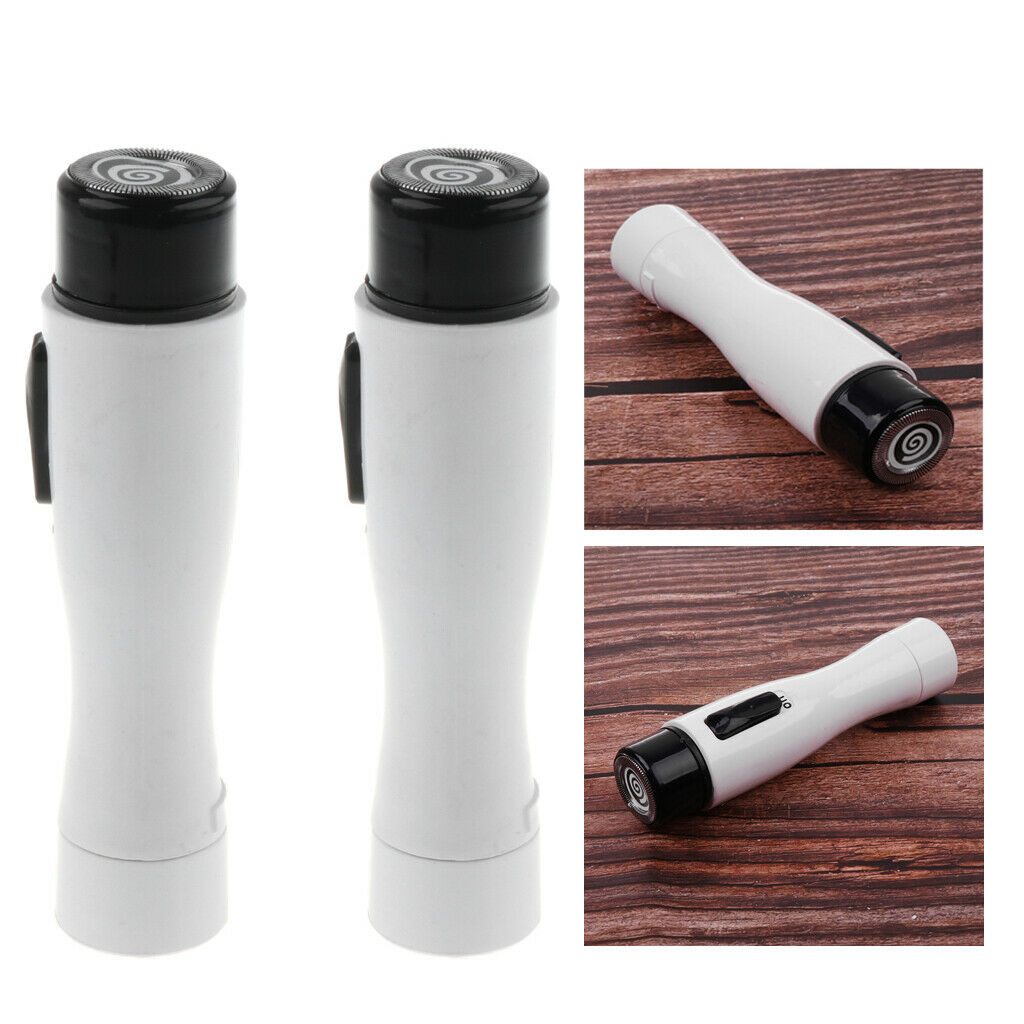 2X Portable Hair Removal Electric Compact Epilator Facial Shaver for Ladies