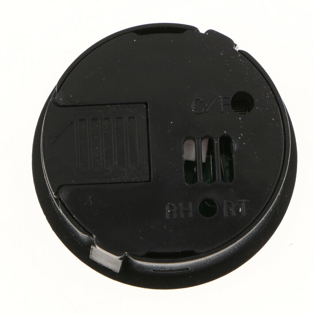 Humidity Monitor Digital Temperature Gauge Humidity Meter for Home Black