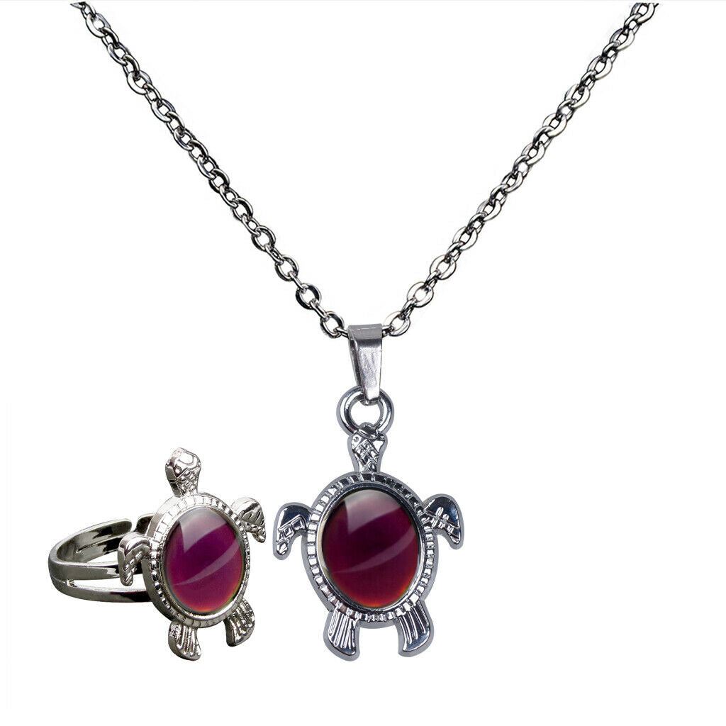 Temperature Necklace  Color Change Jewelry Set