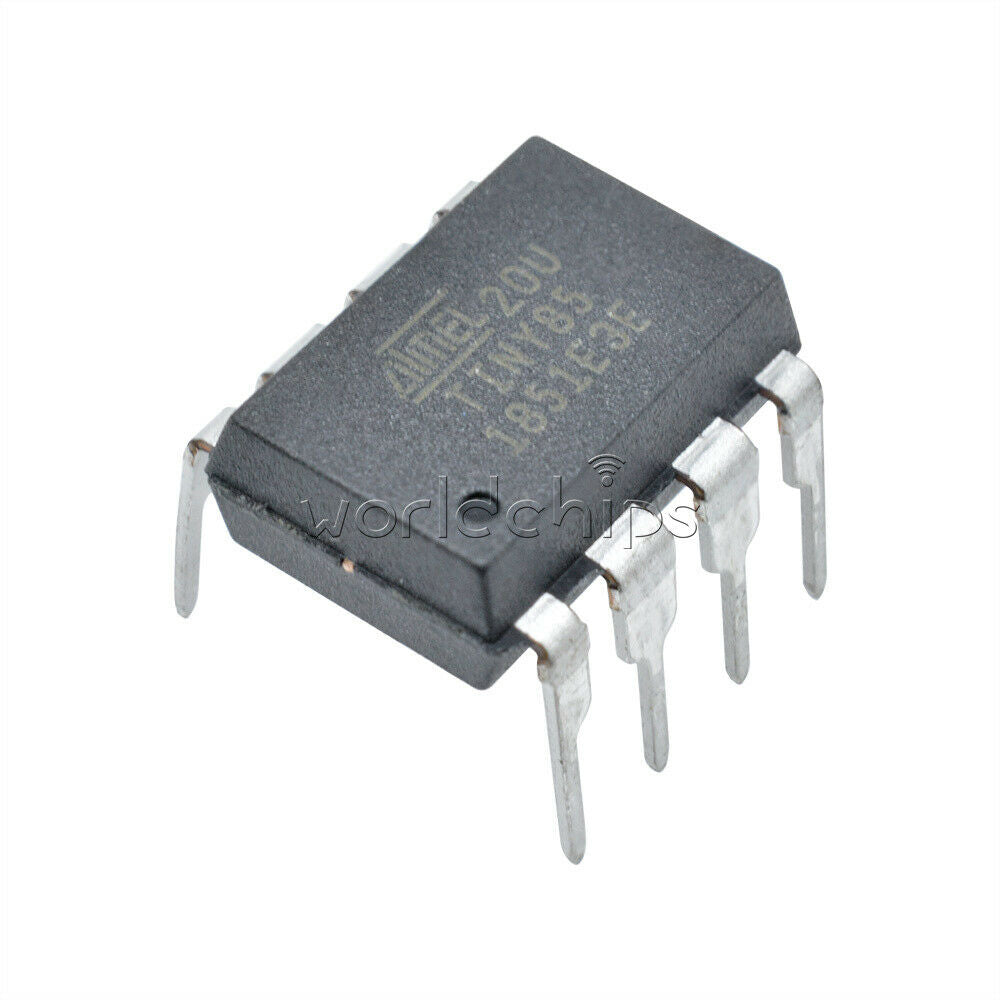 5Pcs ATTINY85-20PU IC MCU 8BIT 8KB FLASH 8DIP New