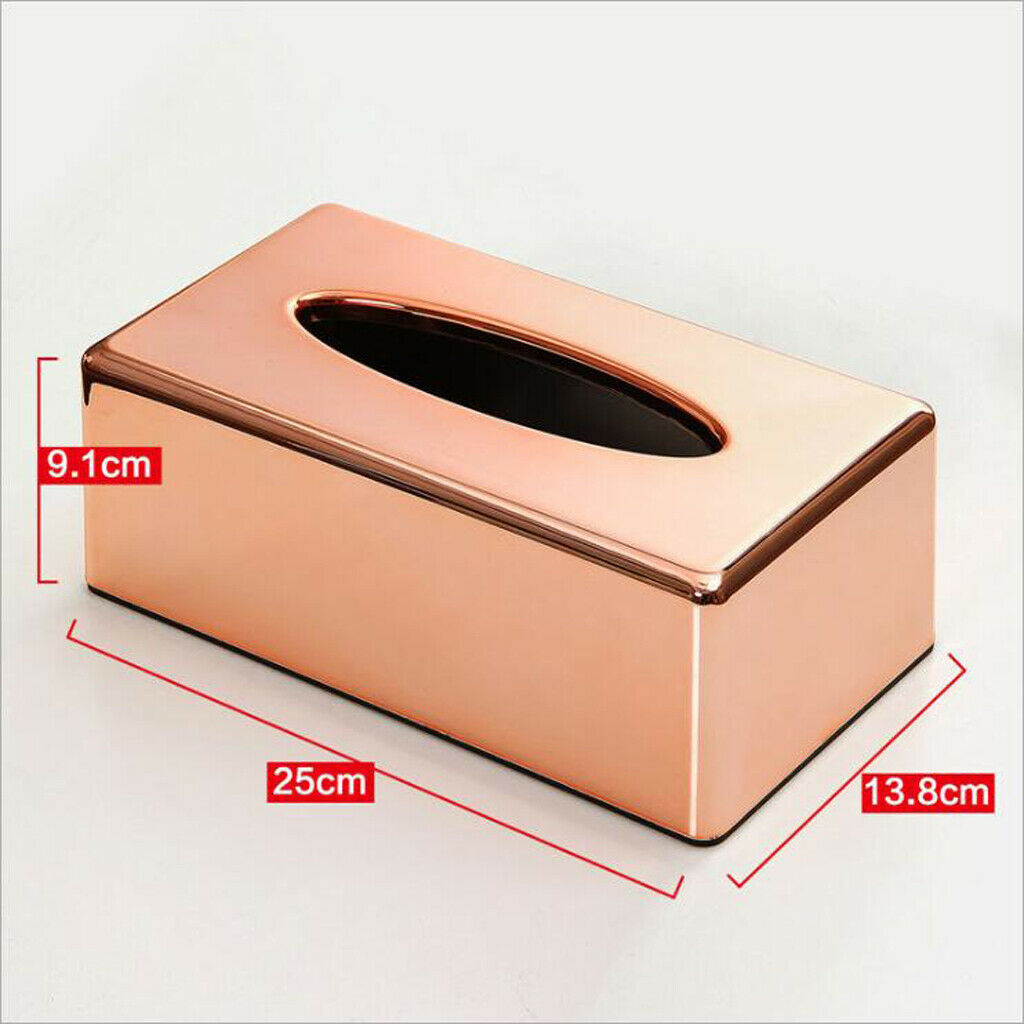 2 Pieces Rectangular Face Towel Box Napkin Cover for Home Office Decorations