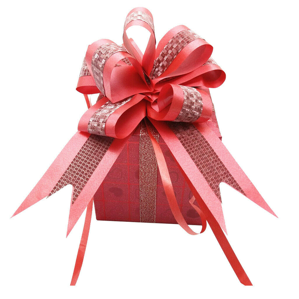 Christmas Paper Gift Box Ornament Xmas Tree Hanging Decoration Red 22cm