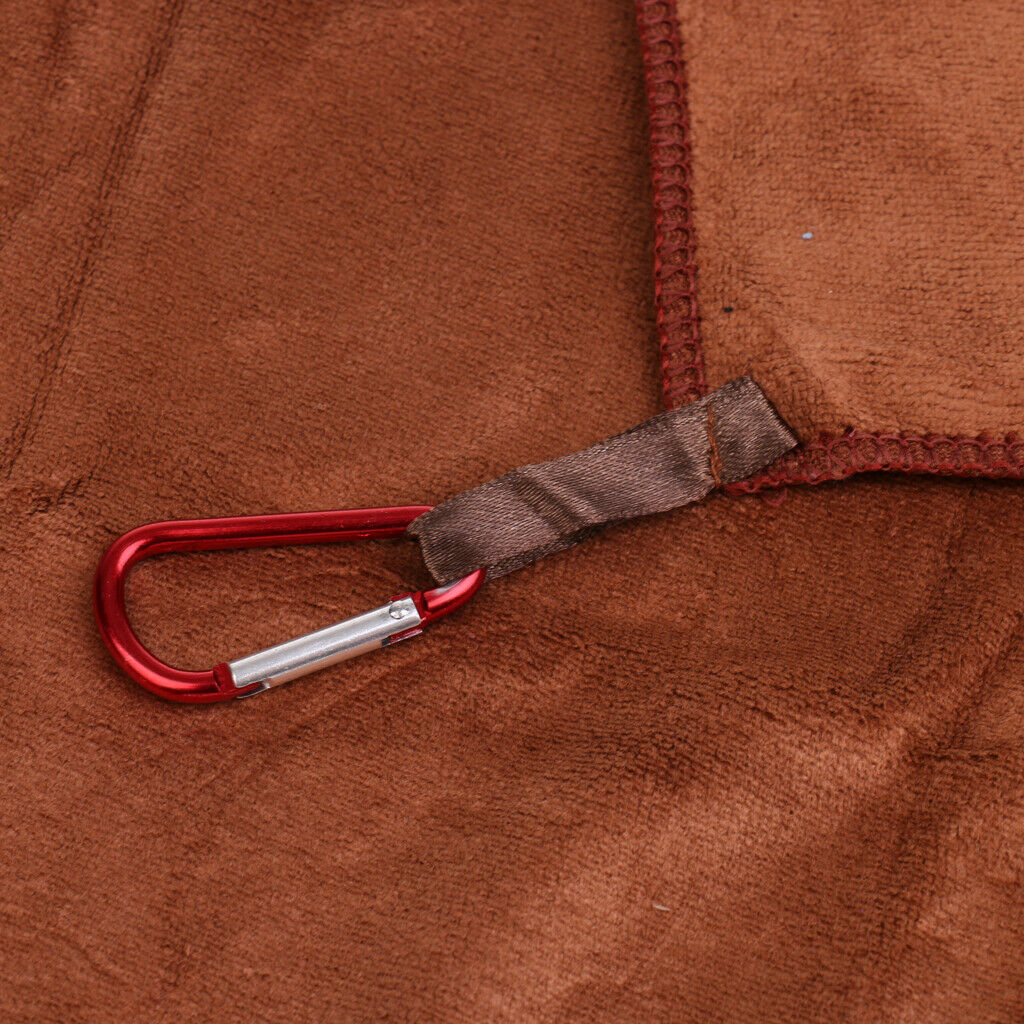 Quick Dry Water Absorption Fishing Towel   Bait Towel with Buckles