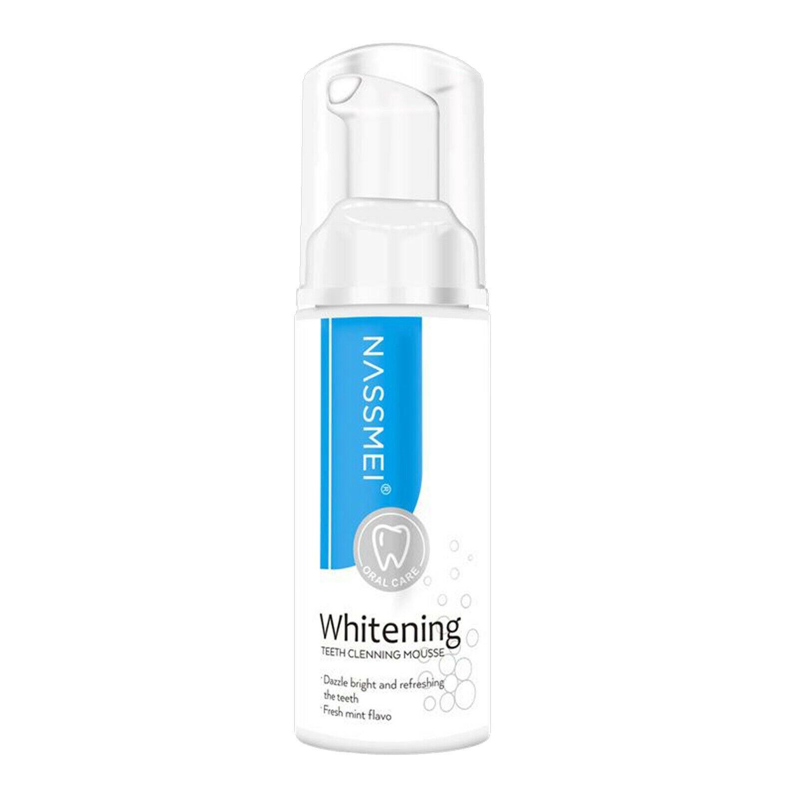 60ml Natural Tooth Whitening Toothpaste Shining Mousse Foam Deeply Cleaning
