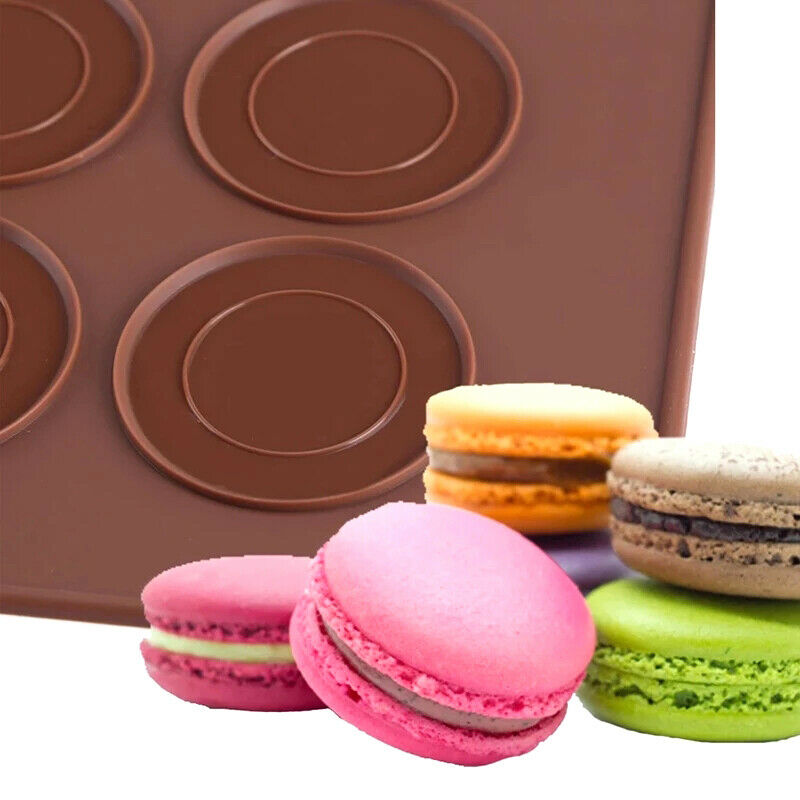 30 Cavity Silicone Pastry Cake Macaron Macaroon Oven Baking Mould Sheet M.l8
