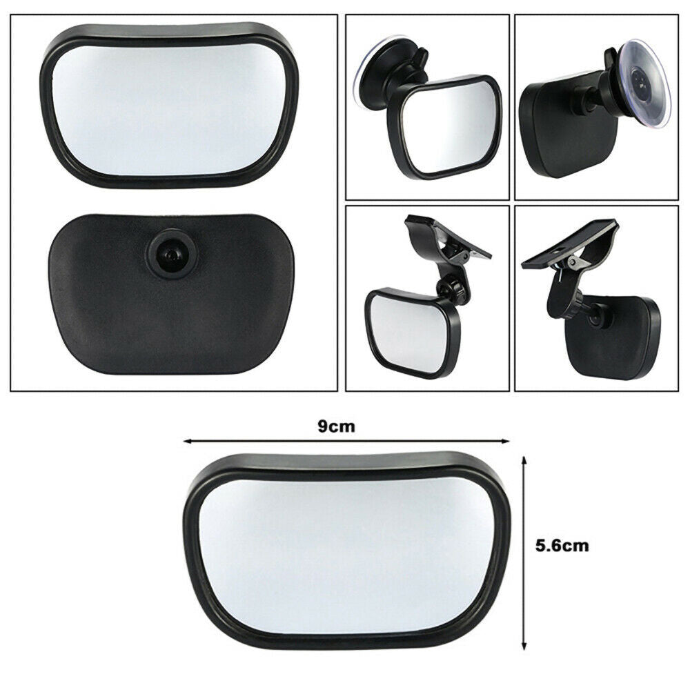 Facing Child View Back Car Seat Mirror Rearward Baby Safety Suction cup + clip