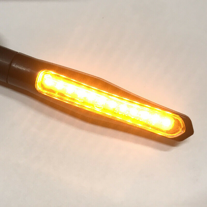 Flowing Turn Signal Indicator Blinker Light Lamps For Suzuki GSXR DR DRZ GN VL