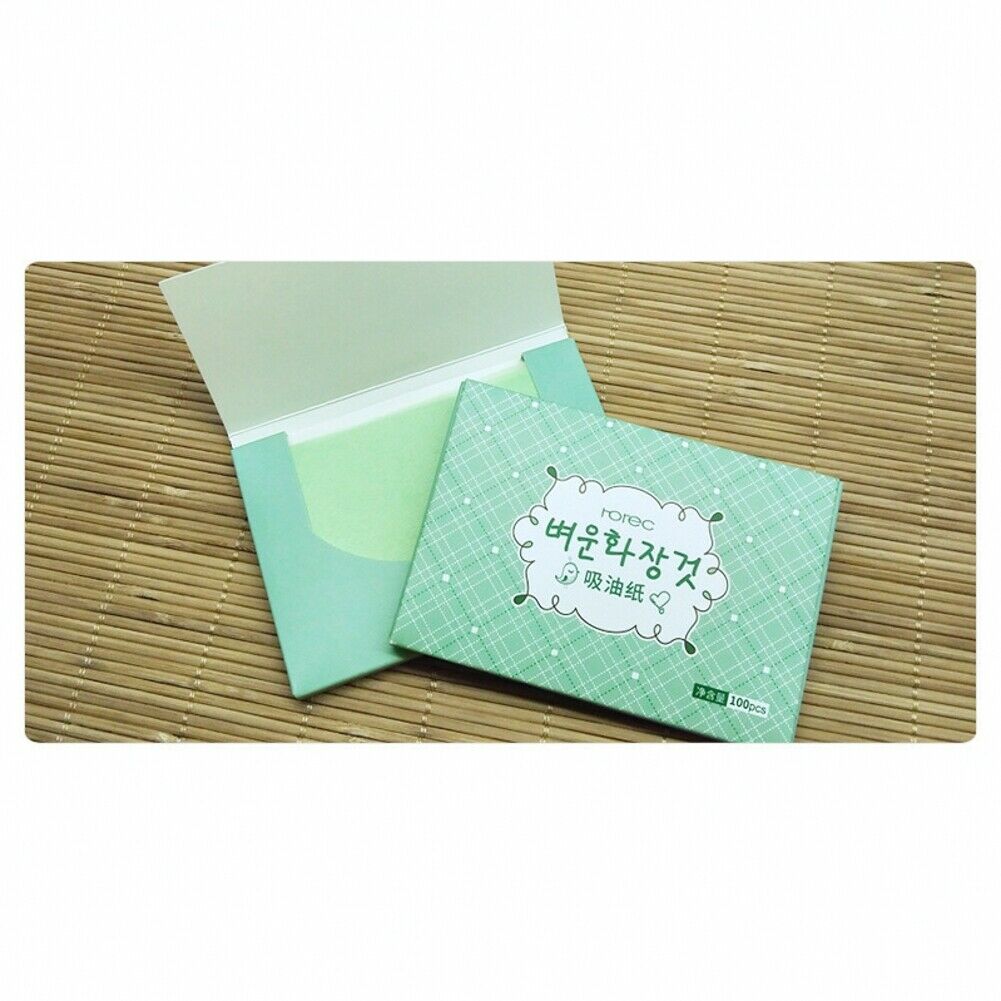100pcs facial oil-control paper clean refreshing blue film oil-absorbing paper
