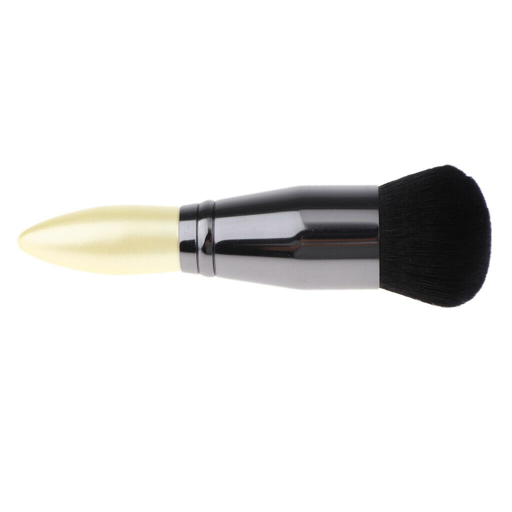 Mini Makeup Powder Brush Cosmetics Tools Multi Color Brush  Beige Yellow