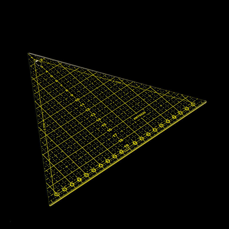DIY sewing quilting tool patchwork ruler sewing ruler large triangular ruler TH