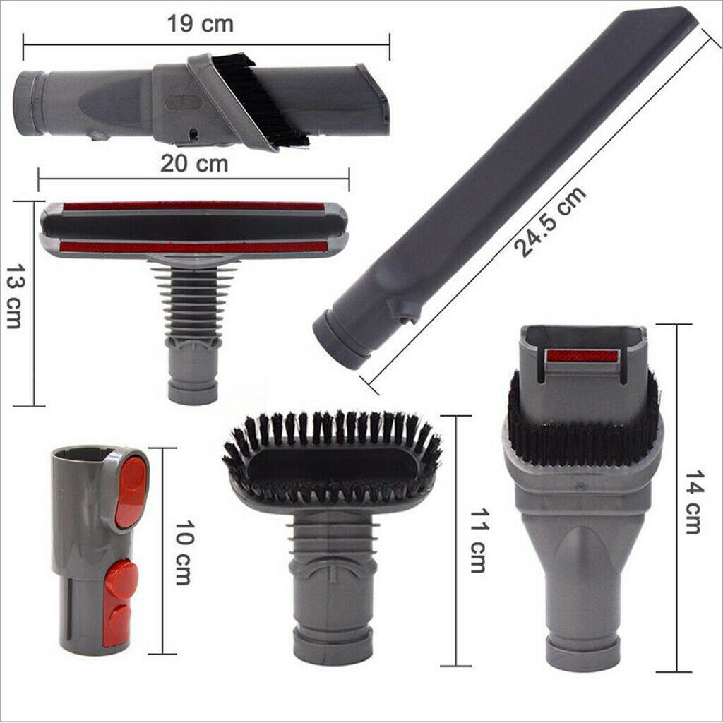 Universal Fittings Dyson Vacuum Cleaner Kits Part Connector Brush, Set of 6