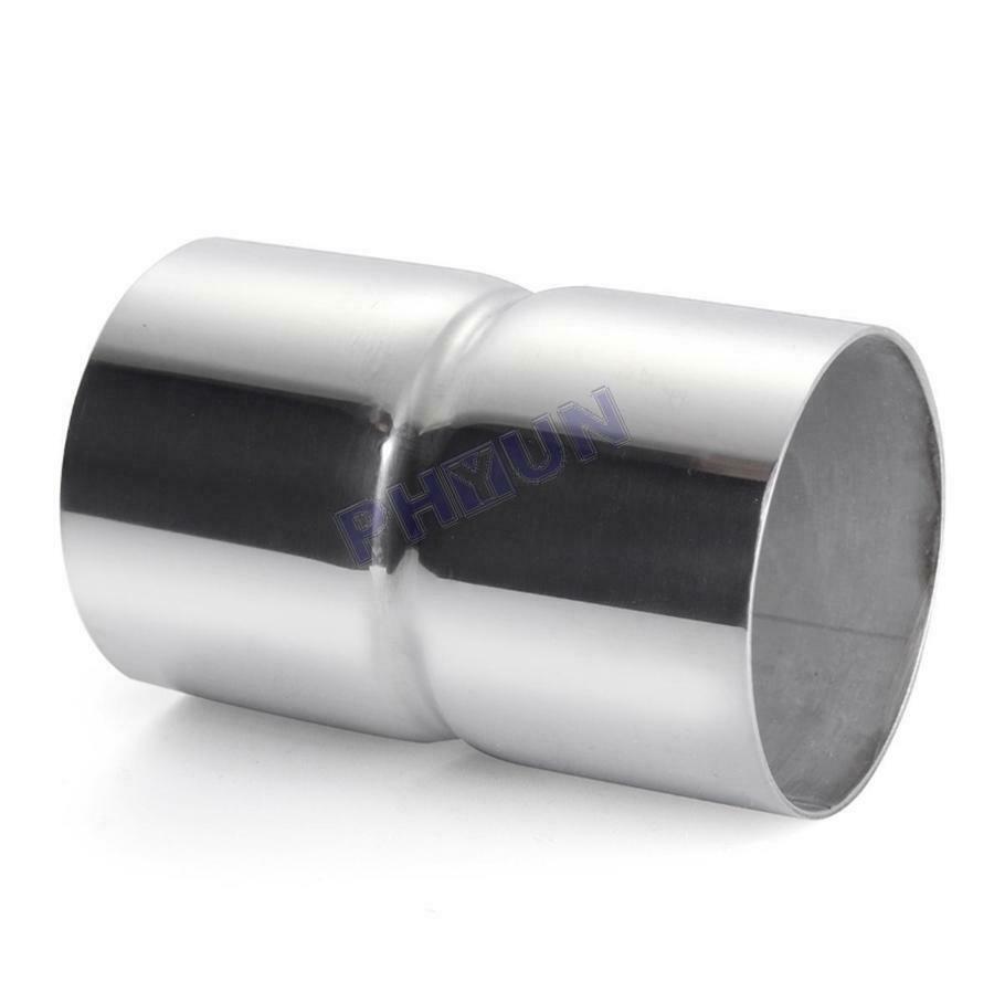 2.25" ID to 2.25" OD Car Truck Exhaust Pipe Connector Reducer Adapter Chrome