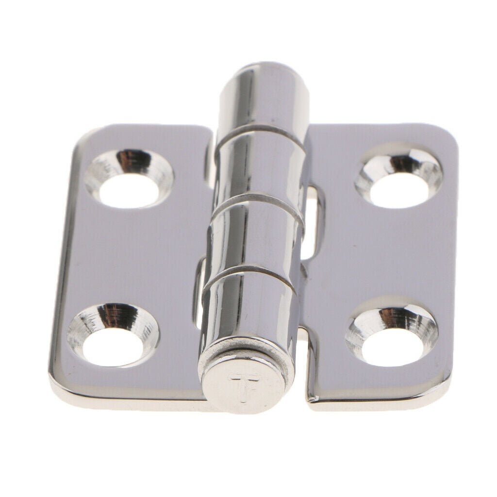 Marine Grade Stainless Steel Polished Door Hinge Locker Hinges 1.7 x 1.5 inch