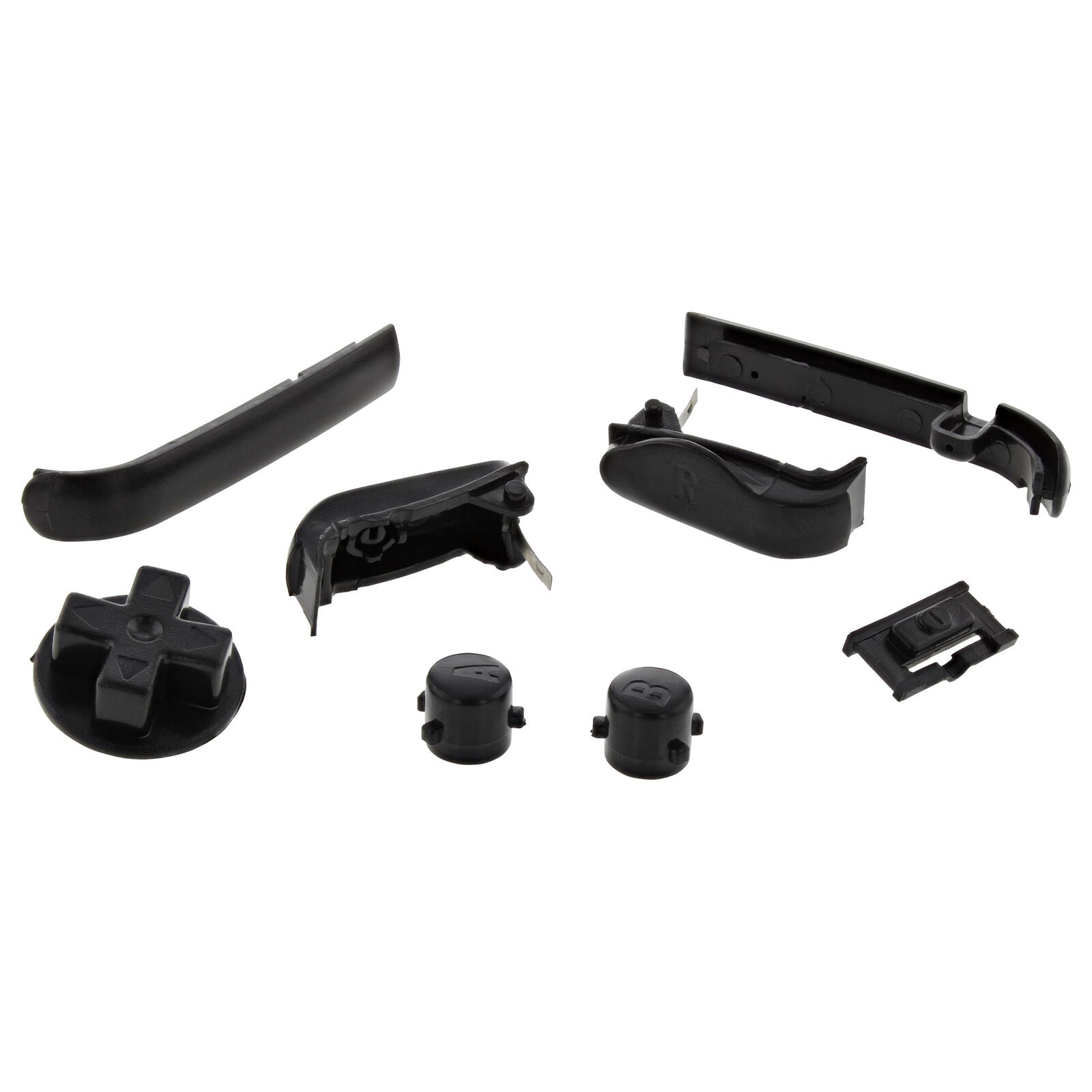 Button set for Game Boy Advance Nintendo GBA custom mod AGB-001 Black | ZedLabz