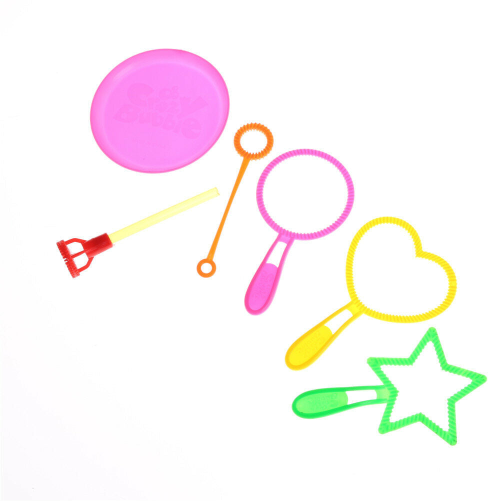 6pcs Kids Summer Blowing Bubble Toys Bubble Sticks Set for Children Outdoo.l8
