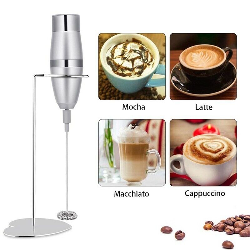 Milk Blender - Milk Frother, Electric Handheld Foam Maker For Making Lattes CoS7