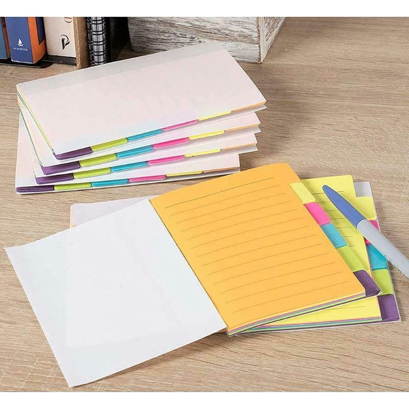 Small Note Paper Clear PP Cover Ruled Pages Writing Pad School Students Supplies