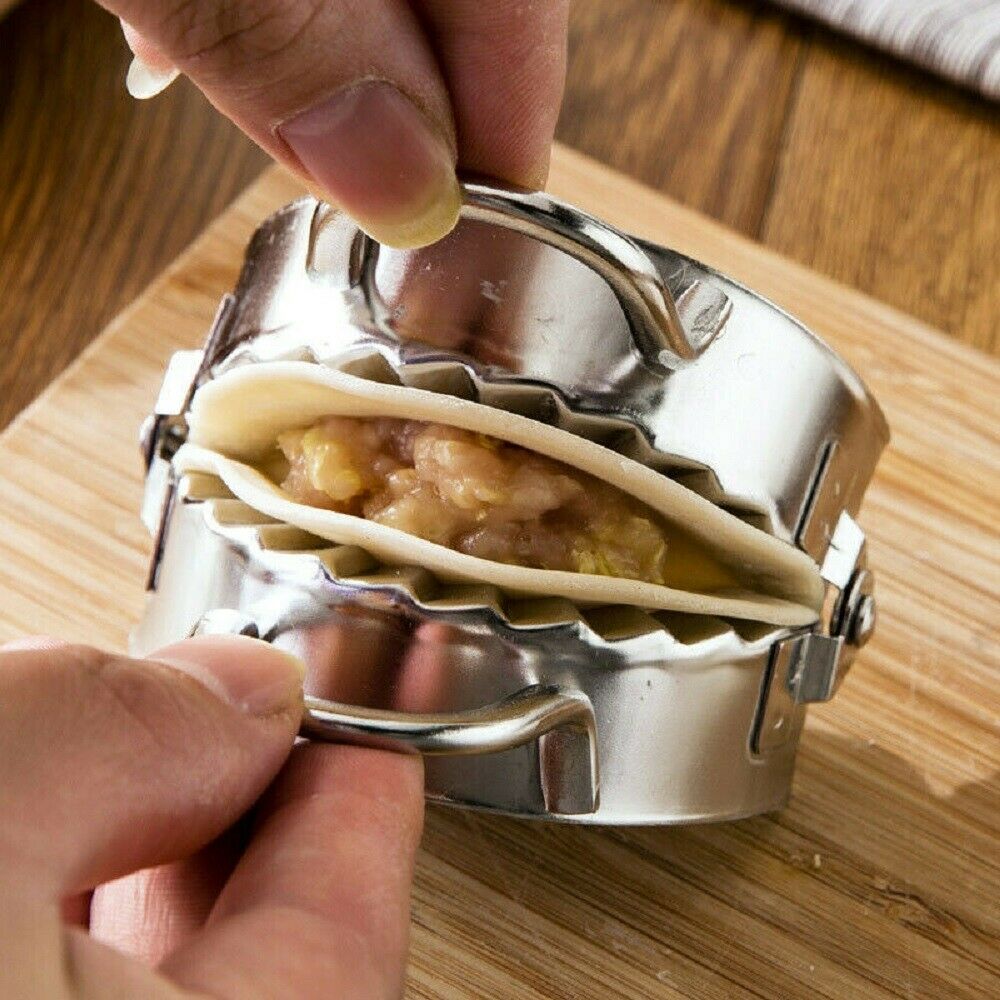 Dumpling Mould Dough Press Mold Maker Cutter Wrapper Stainless Steel KitchenTool