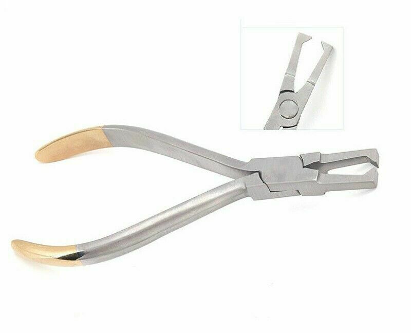 10pcs Dental Straight Bracket Removing Pliers Braces Adhesive Remover Forceps