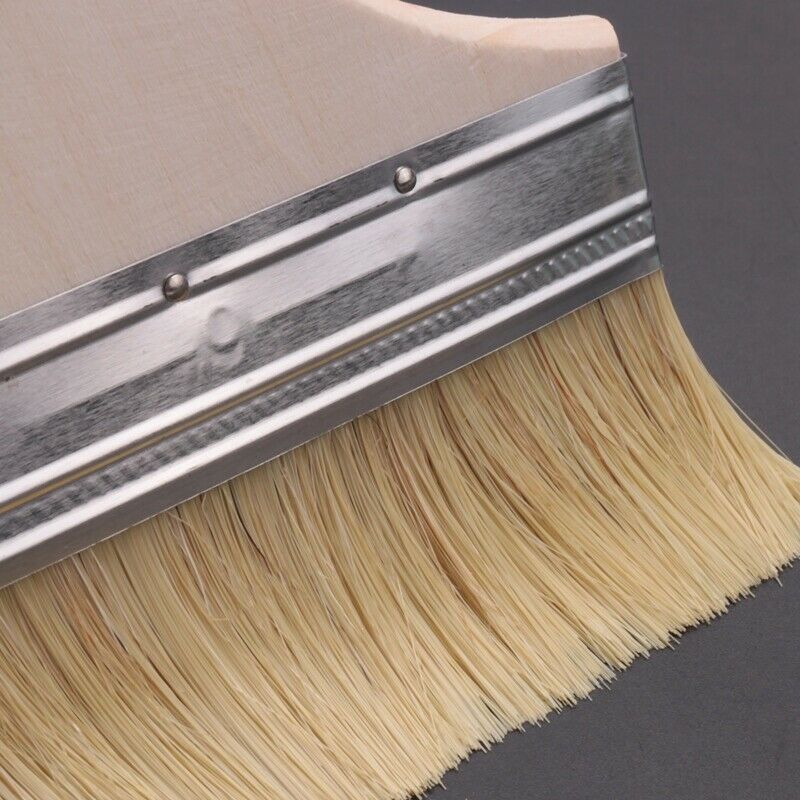 6" Wide Bristle Hair Wooden Handle Paint Brush Wall Painting Tool I1A5A5