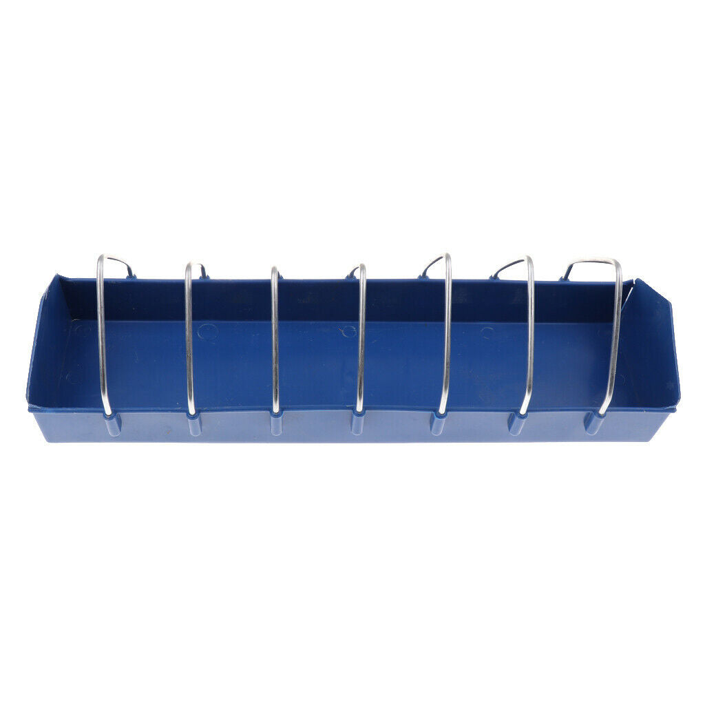 Chicken Poultry Feeder Trough Chicken Rearing Tool for Blue Chicken Pigeon