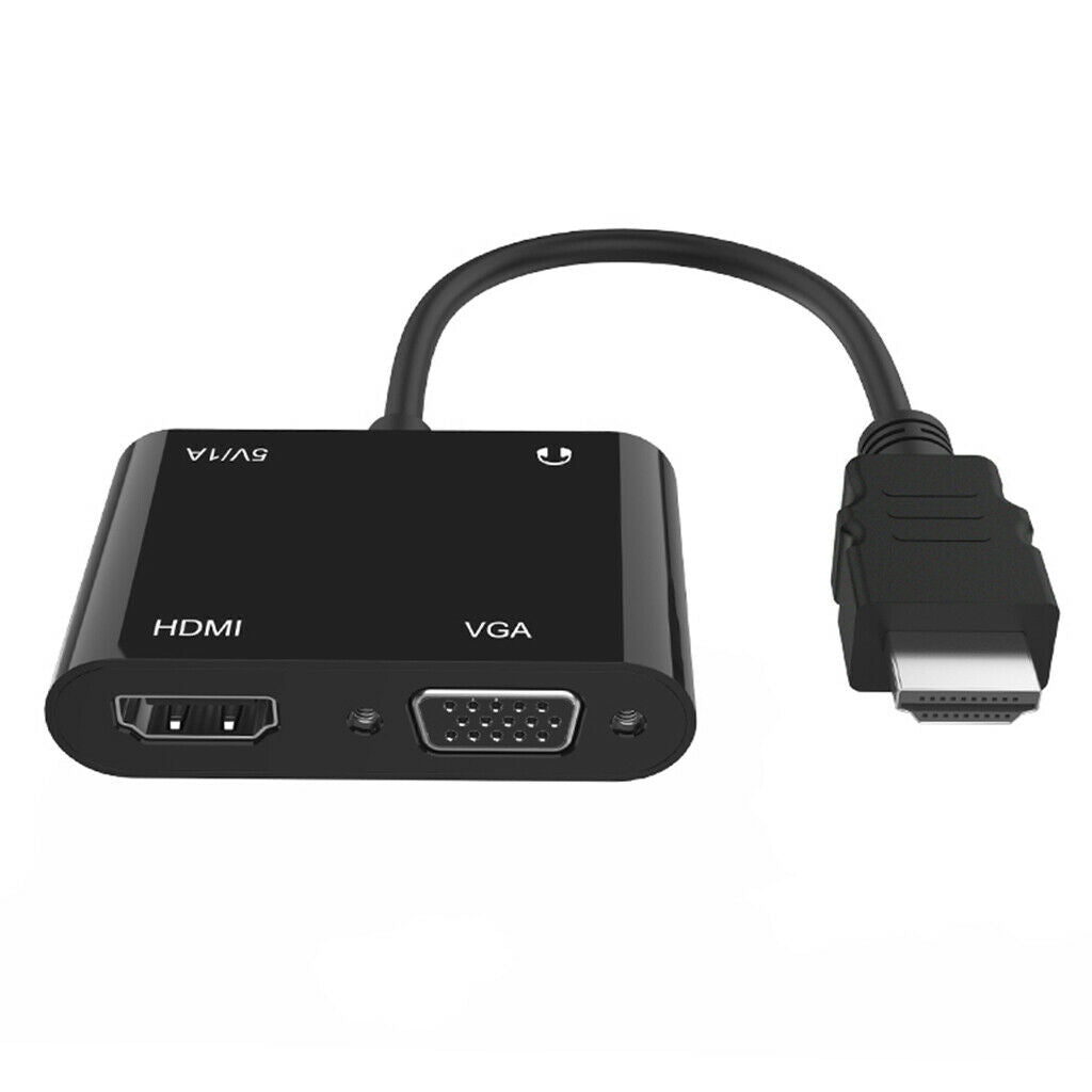 4K 1080P Active HDTV   to VGA Adapter (Male to Female) Converter with Audio
