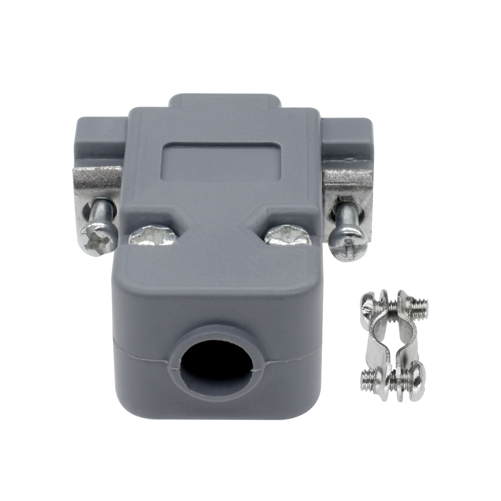 50PCS Grey D-Sub DB9 9Pin Plastic Hood Cover for 9 Pin or 15 Pin Connector