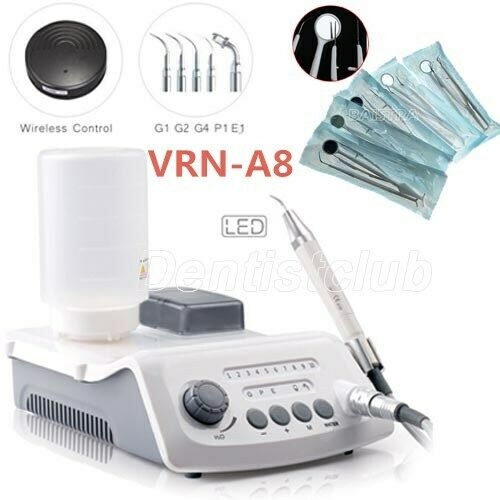 VRN-A8 Wireless Foot Switch Dental LED Ultrasonic Piezo Scaler Auto-water Supply