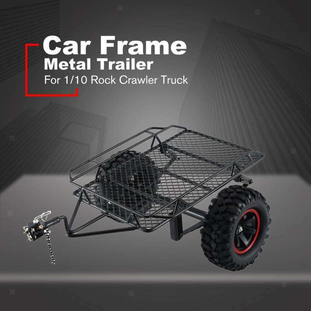 RC Trailer Car for 1/10 HSP Redcat RC4WD Tamiya D90 HPI RC Rock Crawler