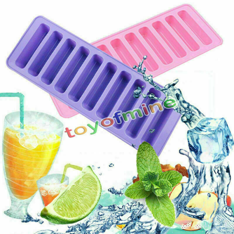 DIY Creative Silicone Cylinder Ice Cube Tray Freeze Mould Cookies Chocolate Mold