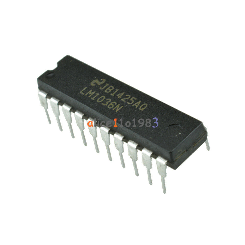 2PCS IC LM1036 LM1036N TONE/VOL/BAL DUAL DC DIP20  NEW DATE CODE:11+ GOOD