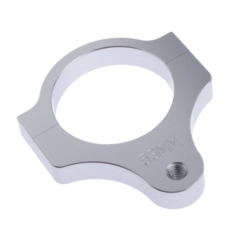 Aluminum Steering Damper Mounting Stanchion Bracket Fork Clamp tube ~ 53mm