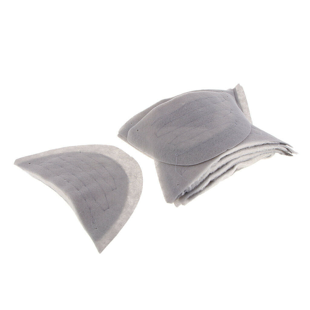5 Pairs Cotton Shoulder Pads Clothes Sewing Accessories 01: Thickness 8mm