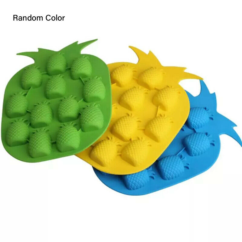 Pineapple Ice Cube Tray Silicone Ice Molds Ice Maker Wine Drink Decor Cub.l8