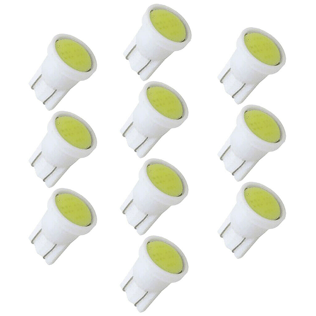 10x High Quality T10 COB LED Car Dash Reading Light Side Wedge Lamp Bulbs